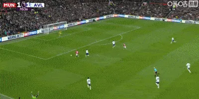 乐鱼体育-B费助攻双响，库尼亚推射破门再度领先！曼联2-1维拉